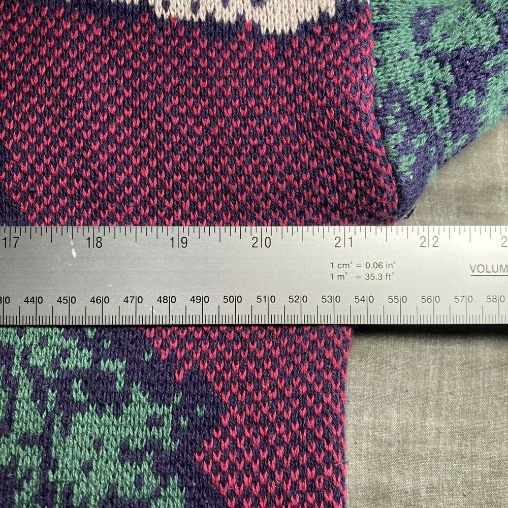 Grand Slam Sweater Mens Large Eccletic Granpda Golf Vintage 90s Rare Pullover - Picture 4 of 7
